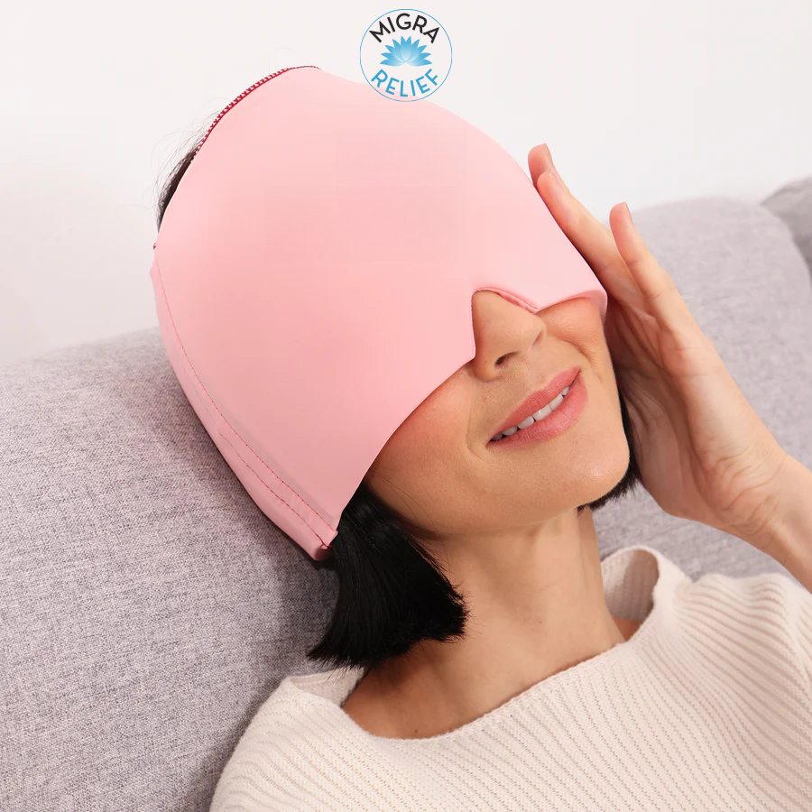 MigraRelief™ Gorro Alivia Migrañas  Frío-Calor ¡Calma Inmediata, Alivio Duradero!